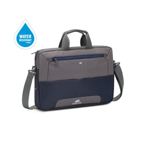 Riva Case torbica 7737 za prenosnike do 15,6 inch - sivo moder Cene