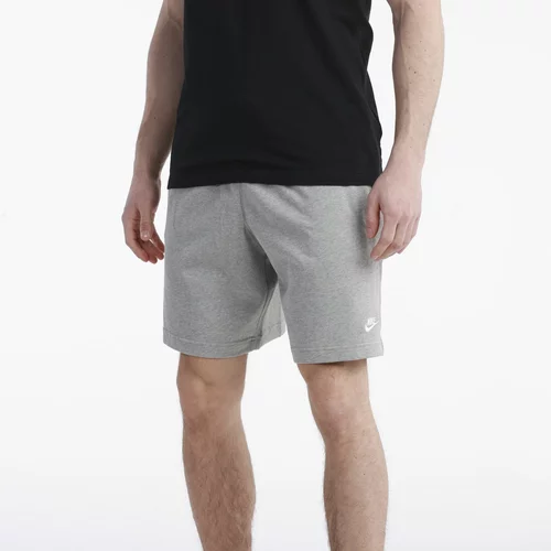 Nike Sportske hlače 'Club' siva melange / bijela