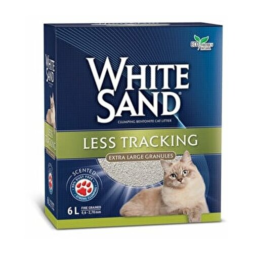 White Sand cat less tracking grudvajući posip 6l Cene