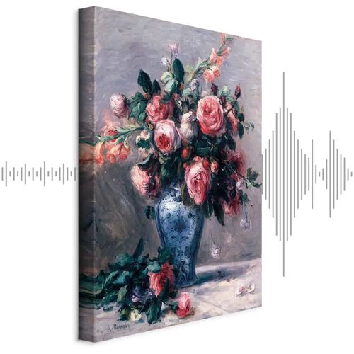  Slika - Pierre-Auguste Renoir – Vase of Roses 80x120 Akustična Cene