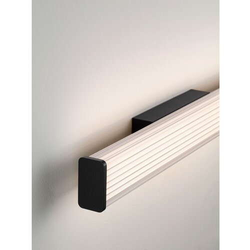 Nova Luce Mat crna metalna LED zidna lampa Misty &amp;ndash; Slike