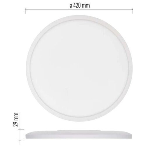  LED plafonsko svetlo FLORI LED/22W/230V 4000K belo prečnik 42 cm Slike