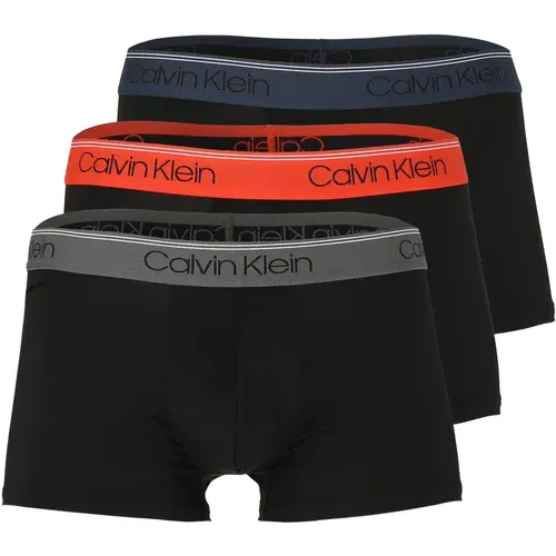 Calvin Klein Underwear Bokserice morsko plava / siva / narančasta / crna