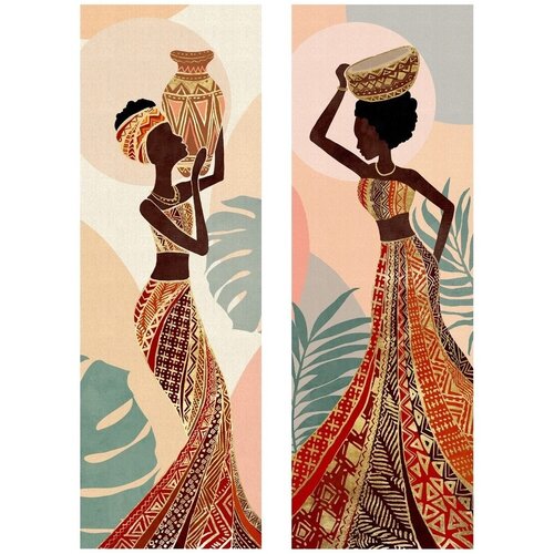 Signes Grimalt Slike, platna African Woman Slikarstvo 2 Enot Črna Cene