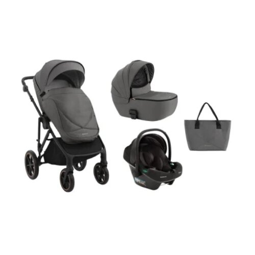Kolica Thea 3in1 set sa autosedi&scaron;tem I-Prime I-size i tvrdom korpom Grey KKB20135 SET Cene