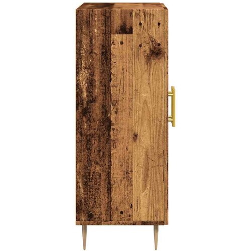 VidaXL Komoda boja starog drva 69,5x34x90 cm konstruiranog drva Slike