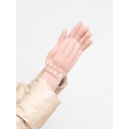 SHELOVET Light pink women's gloves