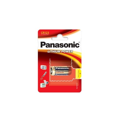 Panasonic Photo-lithium CR123AEP/1BP baterija 3V,1600MAH Slike