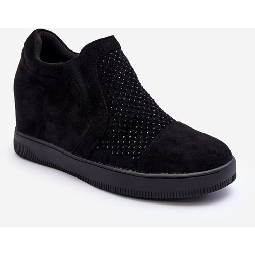 Kesi Low Suede Decorated Boots Ladies Black Afarena Slike