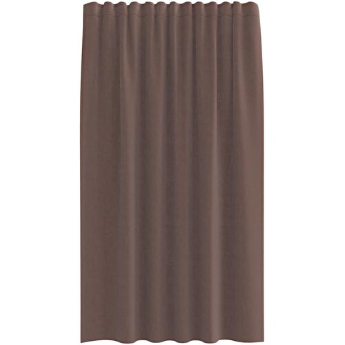 Voile zavjese s džepovima za &amp;scaron;ipke 2 kom smeđe Smeđa 140 x 175 cm Slike