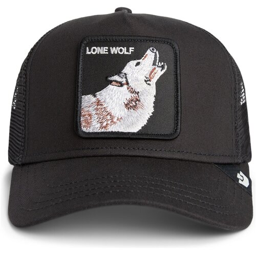 Goorin Bros Kape s &amp;scaron;iltom Lone Wolf Trucker Črna Slike