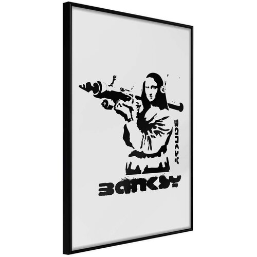  Poster - Banksy: Mona Lisa with Bazooka I 20x30 Slike