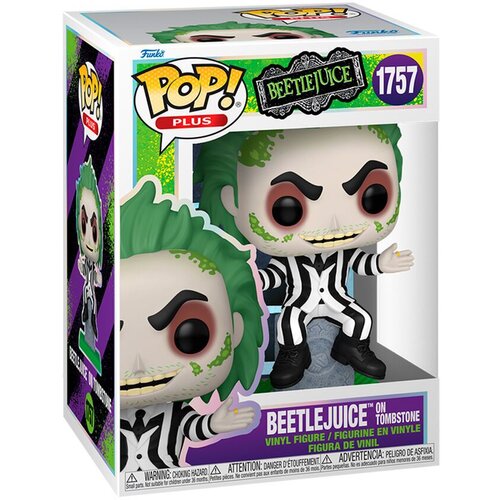 Funko pop! plus: beetlejuice - beetlejuice w/tombstone Slike