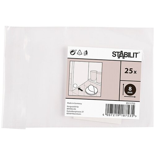 STABILIT Zaustavnik protiv klizanja i buke (Promjer: 8 mm, Prozirno, Lijepljenje, 25 Kom.) Cijene
