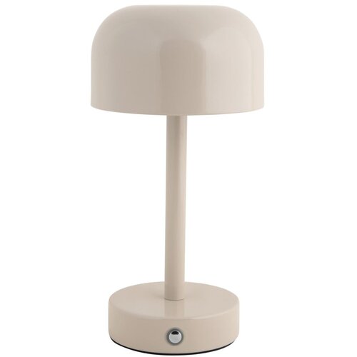 Leitmotiv Kremno bela LED namizna svetilka s kovinskim senčilom (višina 24,5 cm) James – Cene