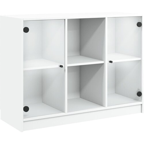 Maison Chic Komoda - Predalnik bela 102x37x75,5 cm inženirski les, (21716600) Slike