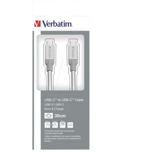  KABEL USB-C NA USB-C 30 CM VERBATIM 48867 Cijene