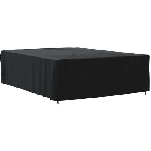 VidaXL Pokrivalo za vrtno pohi&amp;scaron;tvo črno 350x260x90 cm 420D oxford Slike