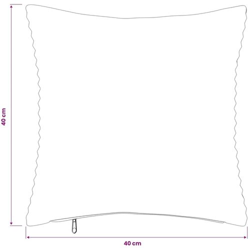  Presvlaka za jastuk 12 pcs HEERLEN Plava 40 x 40 cm Kord - Plava 40 x 40 cm 12 Slike
