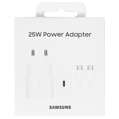 Samsung HIŠNI POLNILEC EP-T2510XWE (Type C) + EP-DN980BWE (Type C-Type C) QC 25W - bel original (Eu Blister) Cene