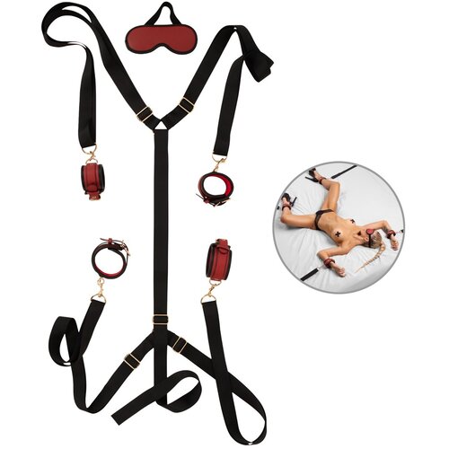Bad Kitty Under the Bed Restraint Kit 5006660 Black Slike