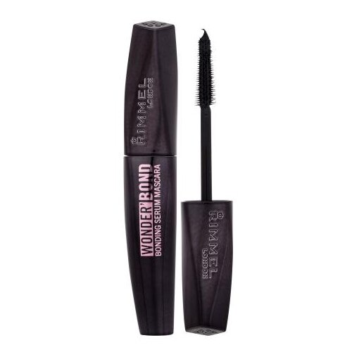 Rimmel London Wonder'Bond Bonding Serum Mascara obnovitvena maskara za izjemno dolžino in volumen trepalnic 11 ml Odtenek 001 black Cene