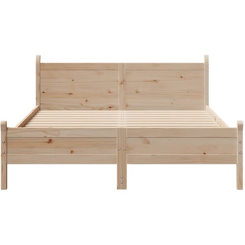  Okvir kreveta bez madraca 135 x 190 cm od masivne borovine Slike