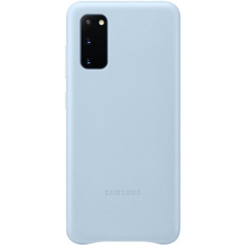 Samsung original usnjen ovitek ef-vg980lle za galaxy s20 g980 - zaščita zadnjega dela - modra Cene