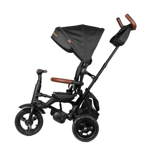 Qplay tricikl Rito Delux, 3/1 crna ( 41312416 ) Cene