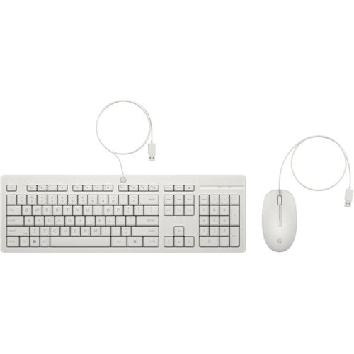 Hp 225 miš + tastatura, žični set, SR raspored, bela boja (86J24AA) Slike