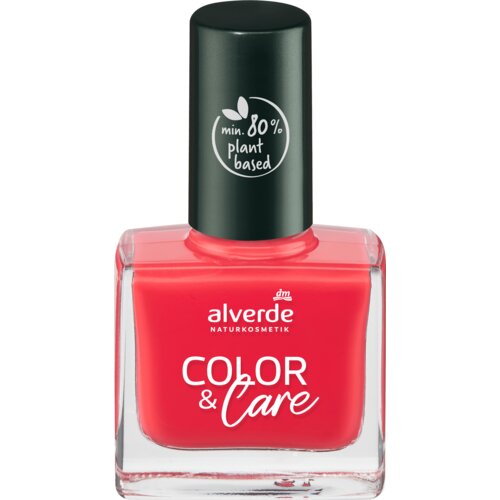 Alverde Naturkosmetik color & care lak za nokte - 50 coral red 10 ml Cene