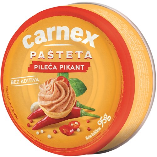 Carnex Pa&scaron;teta pileća pikant 95g Cene