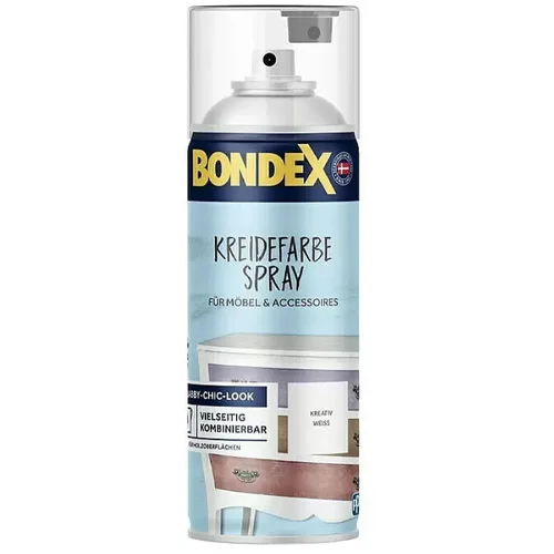 BONDEX Kreda u spreju za namještaj i dekoracije (Kreativno bijela, 400 ml, Mutno mat)