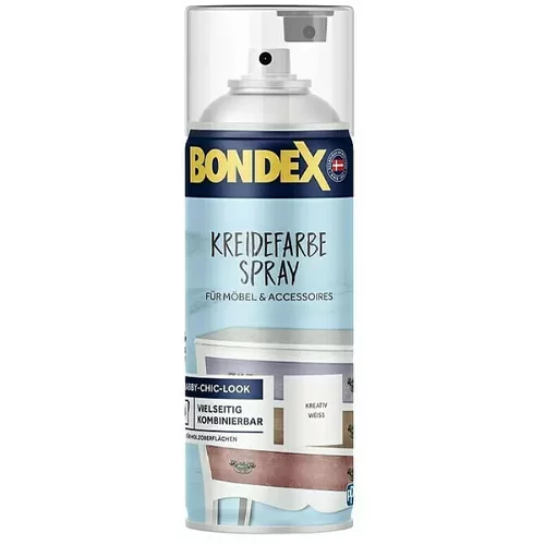BONDEX Kredna barva v spreju (400 ml, bela, mat)