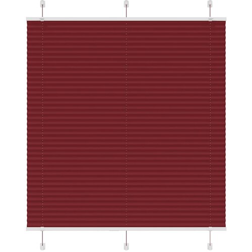 vidaXL Plisirana roleta Bordeaux crvena 120x150 cm Širina tkanine Cijene