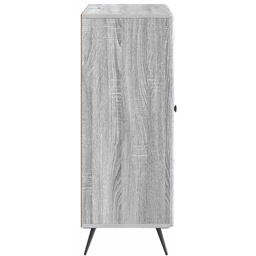  Kreveta Siva sonoma 66 x 34,5 x 90 cm Konstruirano drvo Slike