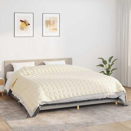  Te&scaron;ka deka svijetla krem 235x290 cm 11 kg od tkanine Cijene