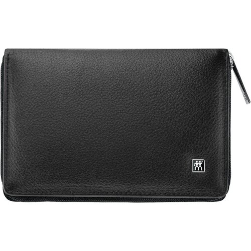 Zwilling PREMIUM zip fastener leather case, black, 8 pcs. Slike