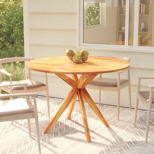 VidaXL Vrtni stol 110 x 110 x 75 cm masivno bagremovo drvo Slike