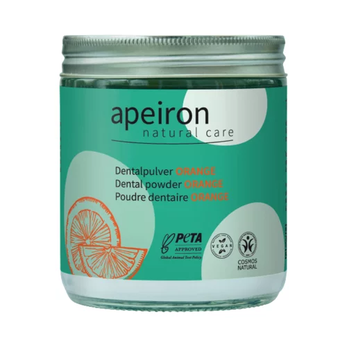 Apeiron auromère prah za pranje zubi naranča - 200 g Refill