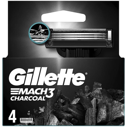 Gillette Mach3 Charcoal dopune 4 kom Cene