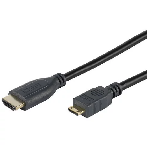 Vivanco Mini High Speed Kabel 1,5m grau VIVANCO A42112 HDHD/15-14AC-N HDMI® Kabel m. Ethernet, bis zu 100Mb/s