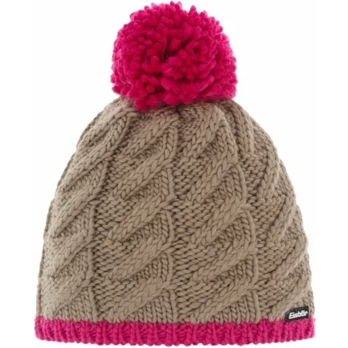 Eisbär Asteria Pompon Kids Beanie Beige/Pink UNI Skijaška kapa