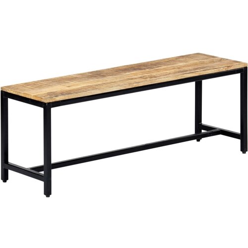 VidaXL Jedilna klop 120 cm trden robusten mangov les Slike