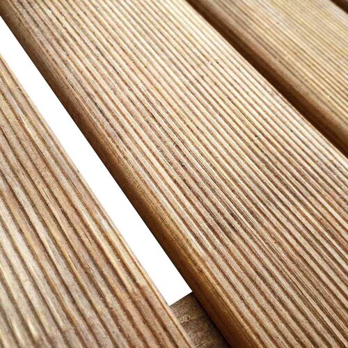  Pločice za decking 12 pcs Smeđa 50 x 50 cm Slike