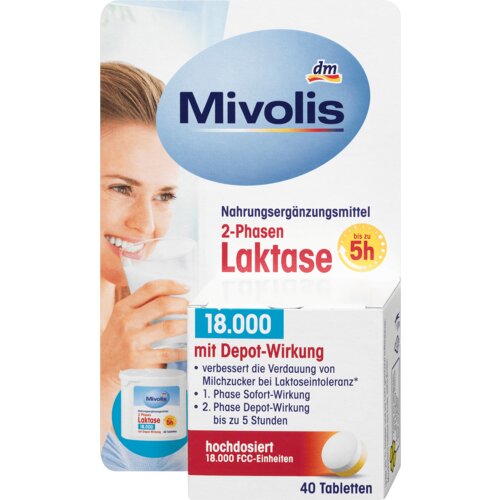Mivolis Dvofazna laktaza 18000, depo tablete 20 g Cene