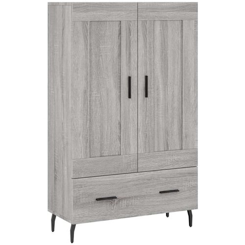 vidaXL Visoka omara siva sonoma 69,5x31x115 inženirski les Cene