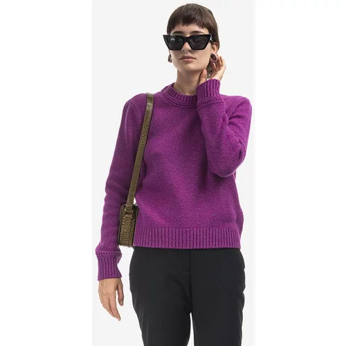 A.P.C. Vuneni pulover Margery za žene, boja: ružičasta, topli, WVAXY.F23154-FUCHSIA