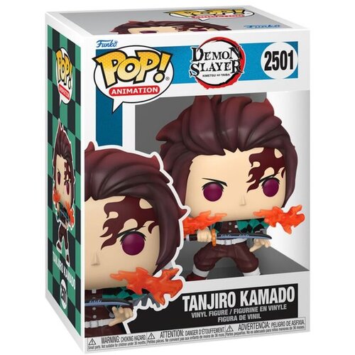 Funko POP figura Demon Slayer Tanjiro Kamado Fire Breathing 11,2 cm Slike