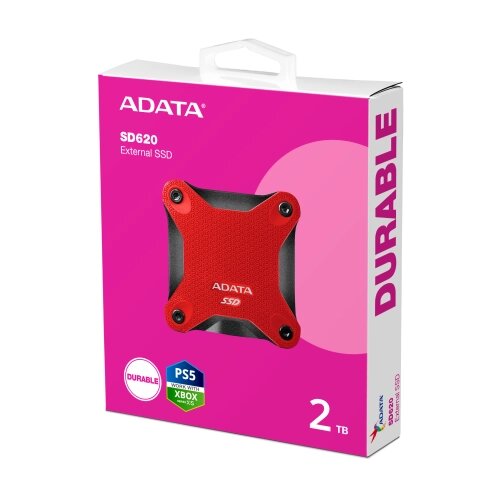 A DATA 2TB external SSD Durable SD620 Red Cijene